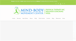 Desktop Screenshot of mindbodymovement.org